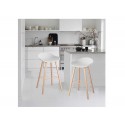 Pack de 4 Taburetes Nordico Blancos Sillas Modernas Tipo Eames DSW