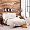 Quilt Velvet Termico Sherpa Crema 2Plazas Cubrecamas y Quilts