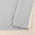 Quilt Velvet Termico Sherpa GREY King Cubrecamas y Quilts