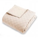 Quilt Velvet Termico Sherpa Crema 1,5P Cubrecamas y Quilts