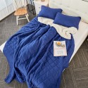 Quilt Velvet Termico Sherpa Azul 2Plazas Cubrecamas y Quilts