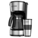 Cafetera Black+Decker CM0755S semi automática negra y plateada de filtro 220V Cocina