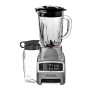 Licuadora portátil Black+Decker Pulverix BL1840MS 1.5 L plateada con vaso de vidrio 120V Cocina
