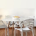 Pack 4 Sillas Master Blancas Sillas Modernas Tipo Eames DSW