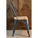 Sillas Tolix OAK Metal. Pack 2 Unidades Sillas Modernas Tipo Eames DSW