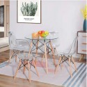 Sillas EAMES DSW. Pack cuatro unidades color Transparente Sillas Modernas Tipo Eames DSW