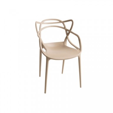 Pack 4 Sillas Master Beige Sillas Modernas Tipo Eames DSW