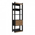 Closet Organizador abierto Amber Negro Muebles