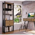 Closet Organizador abierto Amber Negro Muebles
