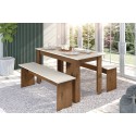 Comedor Primor Blanco Natura/OFFWHITE 254 Muebles