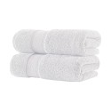 Set 2 Toallones 150x90 Algodon Egipcio Blanca Toallas