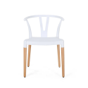 Pack 4 Sillas Wishbone Blanca Inicio
