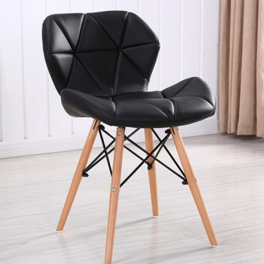 Pack 4 Sillas Radar Negras Sillas Modernas Tipo Eames DSW