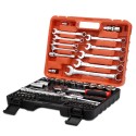 Caja de herramientas profesional dados y llaves 82 piezas Herramientas