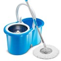 Mopa giratoria 360° con canasto de acero inoxidable Hogar