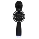 Microfono karaoke TWS RGB negro Inicio