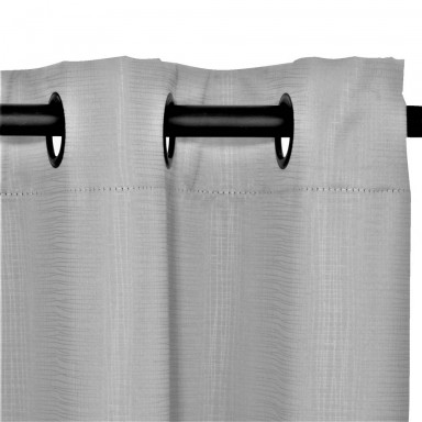 Set Cortina 2 Piezas Embossed Gris Claro Cortinas