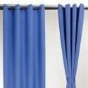 Set Cortina 2 Piezas Embossed Azul Cortinas