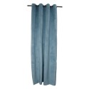 Cortina argollas Felpa New Velvet 140x220 Petroleo Cortinas