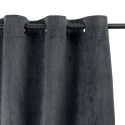 Cortina argollas Felpa New Velvet 140x220 Grey Cortinas