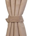 Cortina argollas Felpa New Velvet 140x220 Beige Cortinas