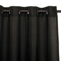 Cortina Argollas MATI 140X225 Negro Cortinas