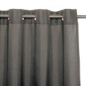 Cortina Argollas MATI 140X225 Gris Oscuro Cortinas