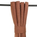 Cortina Argollas B.O.CITY 1.40 X 2.25 CHOCOLATE Cortinas