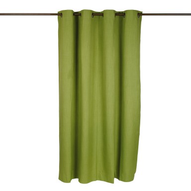 Cortina Argollas black out city pistacho, Masel Cortinas
