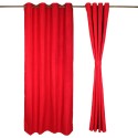Cortina Argollas B.O.CITY 1.40 X 2.25 Rojo Cortinas
