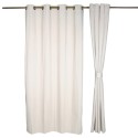 Cortina Argollas B.O.CITY 1.40 X 2.25 Ivory. Masel Cortinas