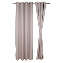 Cortina Argollas B.O. BONDING 1.40 X 2.25 TAUPE Cortinas