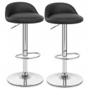 Piso bar negro. Pack 2 unidades Sillas Modernas Tipo Eames DSW