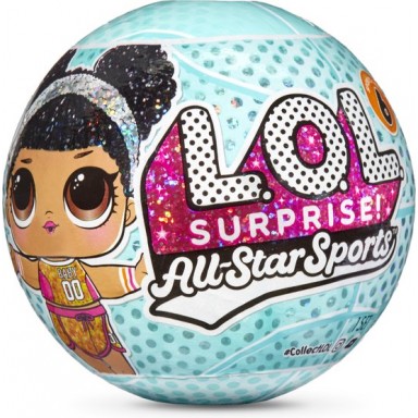LOL Surprise! All-Star B.B.s Sports Sparkly Basketball Series 6 Juguetes