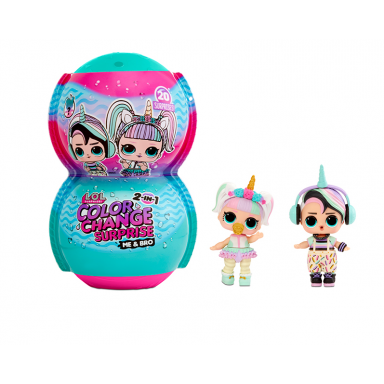 LOL Surprise - 20 Color Changing Surprises (Me & Bro) 2 Toys In 1 Juguetes