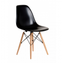 Silla Eames Negra Sillas Modernas Tipo Eames DSW