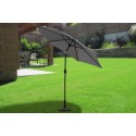 Quitasol 2,7 metros Gris claro Terraza y Jardin