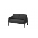 Sofa 2 cuerpos Gloztad Black Sofás