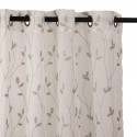 Set de Cortinas Argollas Teresita Gris, Masel Cortinas