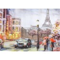 Cortina Baño Set Paris Taxi 1.80x1.80 cm Cortinas