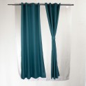 Cortina Set Barbara 8 pzas. 1.40 x 2.25 TURQUESA Cortinas