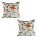Set 2 Cojines Lona Española GARDEN 50X50 IVORY Almohadas
