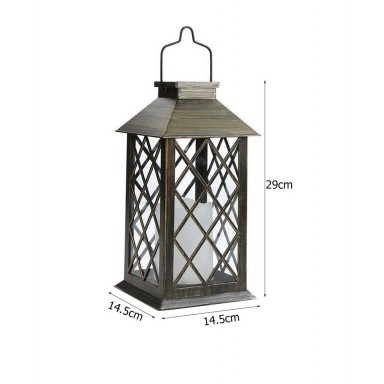 Candelabro Solar Oak Metal Decoración