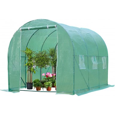 Invernadero de 6m2 con ventanas Terraza y Jardin