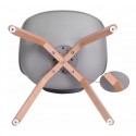 Pack 2 Sillas Eames acolchada Gris Sillas Modernas Tipo Eames DSW