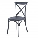 Pack 4 Sillas Crossback Negra Sillas Modernas Tipo Eames DSW