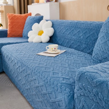 Funda para Sofa Nordica Azul 3 Cuerpos Fundas para sillón
