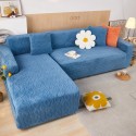 Funda para Sofa Nordica Azul en "L" Fundas para sillón