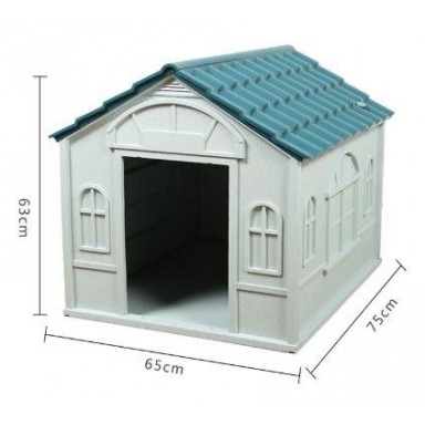 Casa para perros verde 65*75*63cm Perros