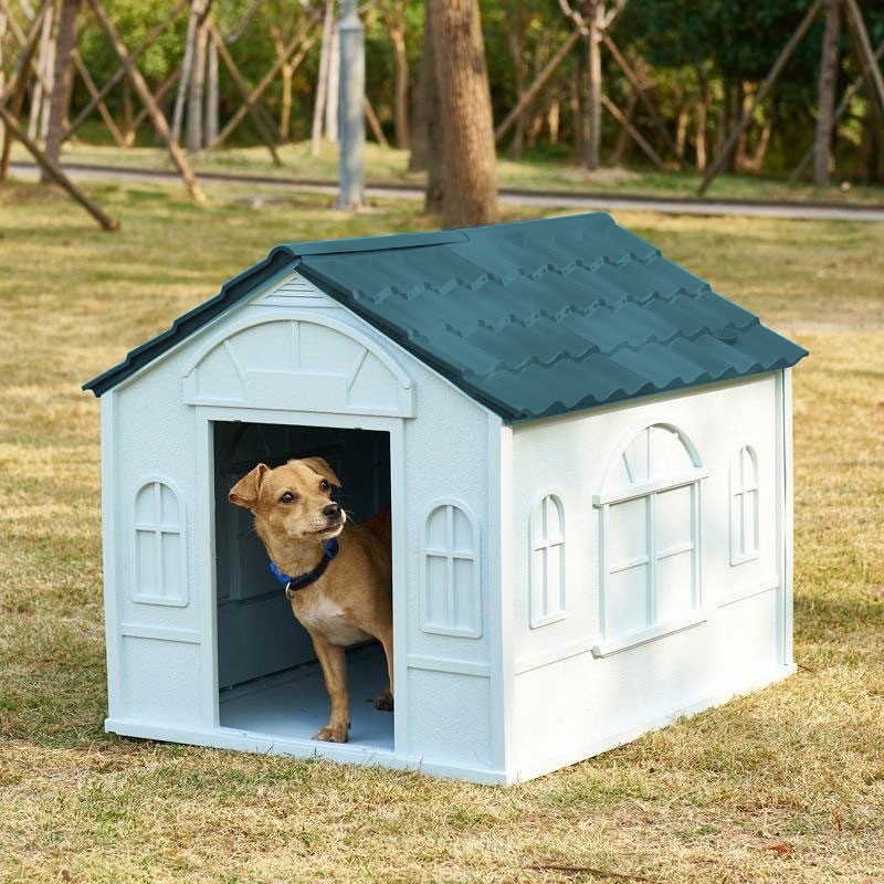 Casa para perros verde 65*75*63cm Perros